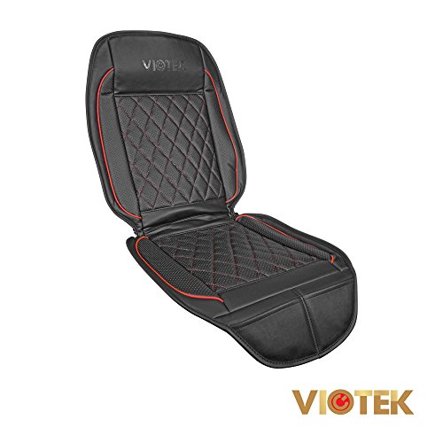 0856594006108 - NEW MODEL VIOTEK V2 COOLED SEAT CUSHION - FEATURING TRU-COMFORT AUTO COOLING CLIMATE CONTROL (BLACK)