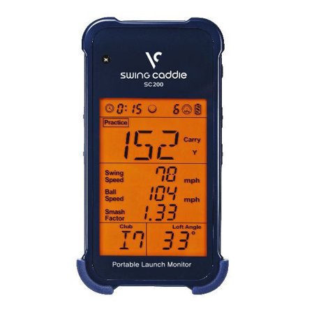 0856640005185 - VOICE CADDIE SC200 PORTABLE LAUNCH MONITOR WITH AUDIBLE OUTPUT, BLUE
