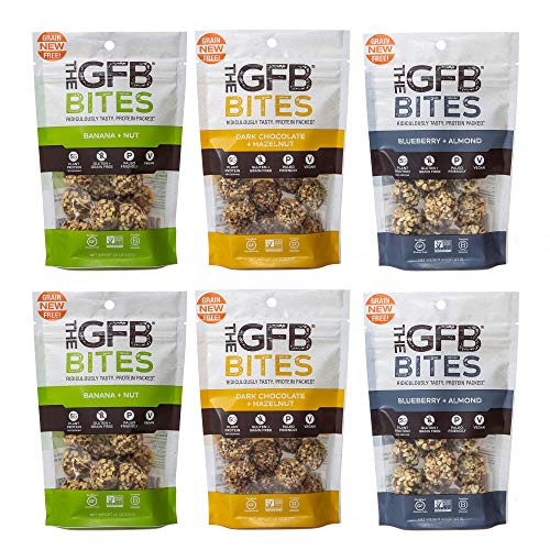 0856818008833 - THE GFB GLUTEN FREE, PALEO GRAIN FREE PROTEIN BITES, VARIETY PACK, 4 OUNCE (6 COUNT), VEGAN, DAIRY FREE, NON GMO