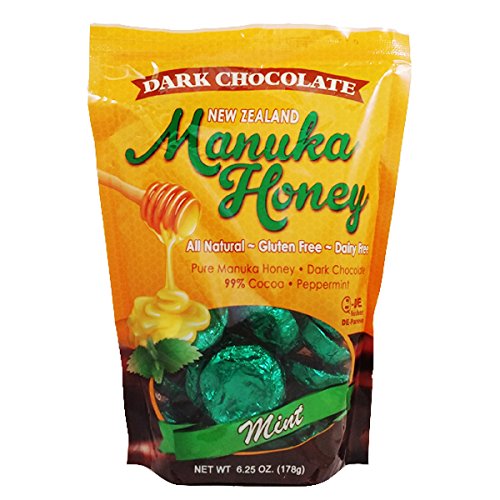 0856824003617 - PACIFIC RESOURCES - MANUKA HONEY CHOCOLATE MINTS, GLUTEN & DAIRY FREE
