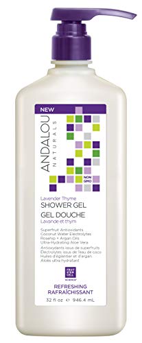 0856932007798 - ANDALOU NATURALS MIND & BODY REFRESHING SHOWER GEL, LAVENDER THYME, 32 OUNCE