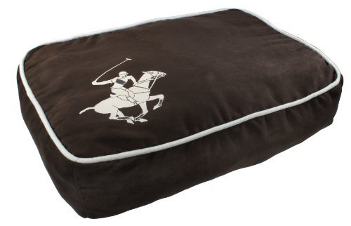 0856947003167 - BEVERLY HILLS POLO CLUB SUPER HORSE PUFF PILLOW PET BED, 20 BY 14 BY 4-1/2-INCH, BROWN