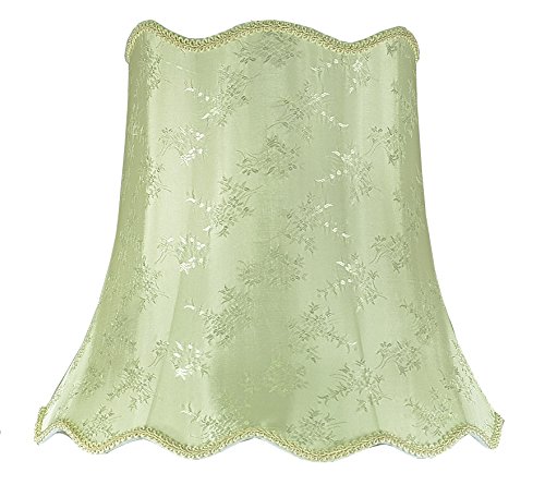 0857190005687 - ASPEN CREATIVE 34002 SCALLOP BELL SPIDER SHADE, IVORY