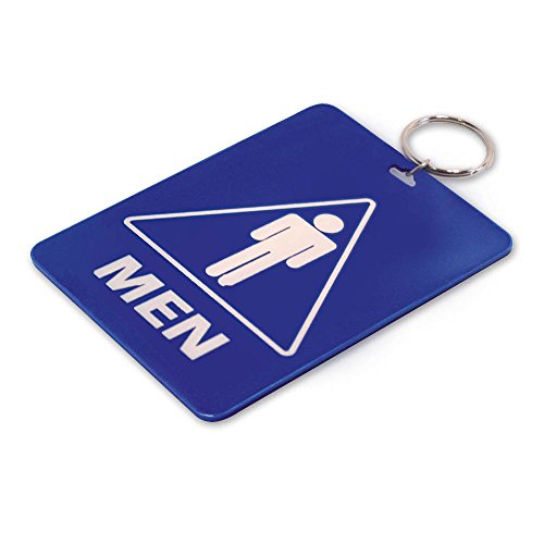 0085721531019 - LUCKY LINE PRODUCTS RESTROOM TAG WITH RING, MEN'S