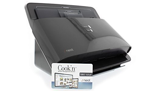 0857312005014 - NEATDESK DESKTOP DOCUMENT SCANNER AND DIGITAL FILING SYSTEM FOR PC AND MAC - BLACK - WITH DVO COOK'N ORGANIZER SOFTWARE