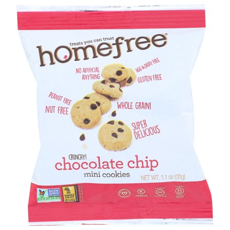 0857313001879 - HOMEFREE TREATS YOU CAN TRUST GLUTEN FREE CHOCOLATE CHIP MINI COOKIE, 1.1OZ SINGLE SERVE BAG, (PACK OF 64)