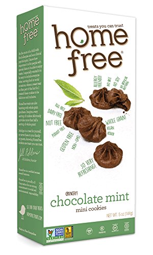 0857488004347 - HOMEFREE TREATS YOU CAN TRUST GLUTEN FREE MINI COOKIES, CHOCOLATE MINT, 5 OUNCE
