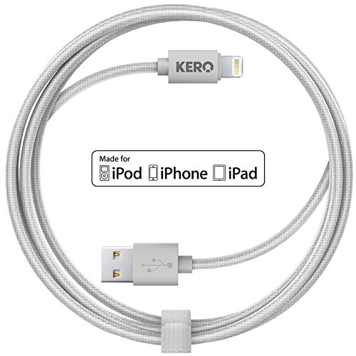 0857575004106 - KERO OMNI CABLE - 2 METER (6 FT) PREMIUM CLOTH JACKET CHARGE/SYNC CABLE + INCLUDED CABLE TIE