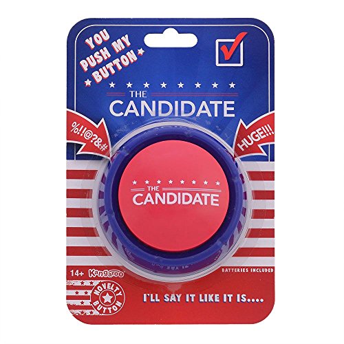 0857596006202 - CANDIDATE BUTTON; PRESS AND HEAR DONALD TRUMP SAY RIDICULOUS THINGS IN HIS VOICE!