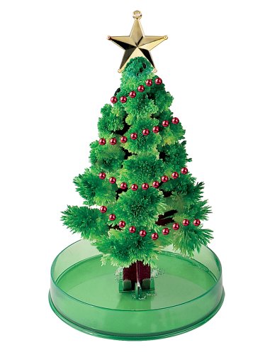 0085761083103 - AMAZING CRYSTAL GROWING CHRISTMAS TREE TOY