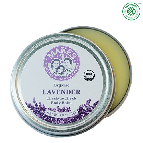 0857639004271 - BALM ORGANIC LAVENDER - CERTIFIED ORGANIC HANDCRAFTED IN CALIFORNIA - ANTI-AGING DRY SKIN REPAIR LOTION - ANTI-INFLAMMATORY PROPERTIES - GREAT FOR ARTHRITIS - BEST DAILY LAVENDER MOISTURIZING BODY BUTTER CREAM FOR DRY SKIN, ECZEMA & ACNE - (1.8 OZ.) - EW