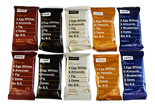 0857777004058 - RXBAR REAL FOOD PROTEIN BARS VARIETY PACK, 7 FLAVORS