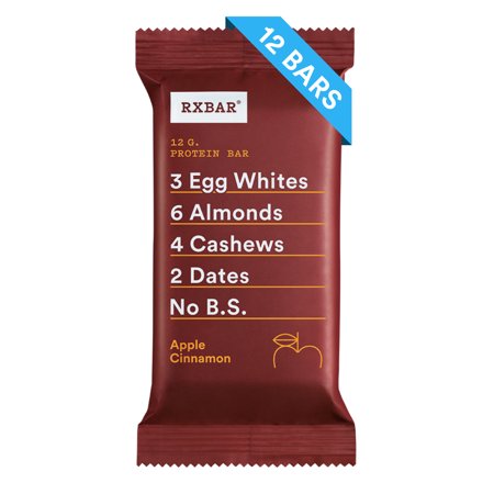0857777004249 - RXBAR REAL FOOD APPLE CINNAMON PROTEIN BAR, 1.83 OUNCE (PACK OF 12)