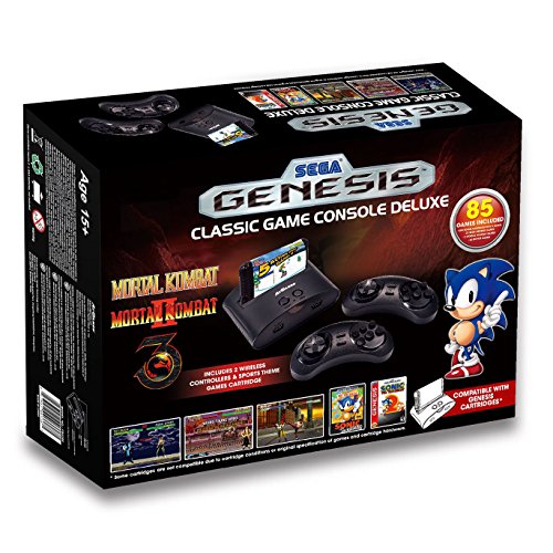 0857847003417 - SEGA GENESIS DELUXE CLASSIC GAME CONSOLE EXCLUSIVE 85 BUILT IN GAMES