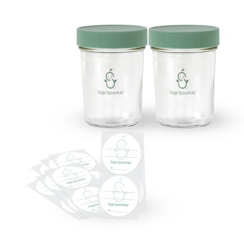 0857992003164 - GLASS SNACK PACK STORAGE CONTAINERS BY SAGE SPOONFULS