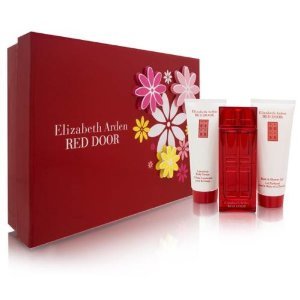 0085805117078 - RED DOOR FOR WOMEN SET INCLUDES EAU DE PARFUM SPRAY + LUXURIOUS BODY CREAM + BATH & SHOWER GEL