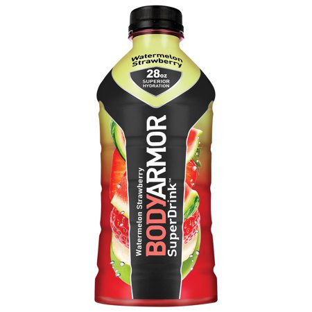 0858176002560 - BODYARMOR SPORTS DRINK SPORTS BEVERAGE, WATERMELON STRAWBERRY, NATURAL FLAVORS WITH VITAMINS, POTASSIUM-PACKED ELECTROLYTES, NO PRESERVATIVES, PERFECT FOR ATHLETES, 28 FL OZ