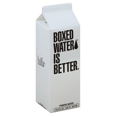 0858276004006 - BOXED WATER IS BETTER CARBON FILTERED WATER - 16.9 OZ - 24 COUNT