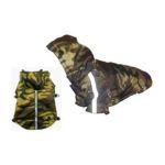 0858342341127 - REFLECTA SPORT DOG RAINBREAKER WITH REMOVABLE HOOD SIZE EXTRA SMALL COLOR CAMO
