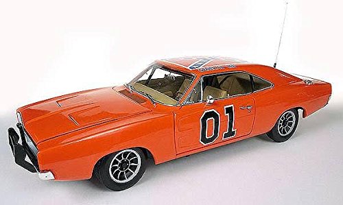 0858388017222 - THE DUKES OF HAZZARD GENERAL LEE 1969 DODGE CHARGER 1:18 DIE-CAST MODEL