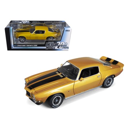 0858388017260 - 1/18 '71 CHEVY CAMARO Z28, PLACER GOLD