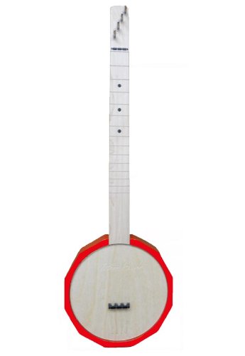 0858400003394 - ZITHER HEAVEN RED UKULELE BANJO FOR CHILDREN AND BEGINNERS