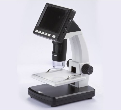 0858499002773 - VIVIDIA STAND-ALONE 3.5-INCH LCD DIGITAL MICROSCOPE WITH 500X MAGNIFICATION AND 5MP RESOLUTION