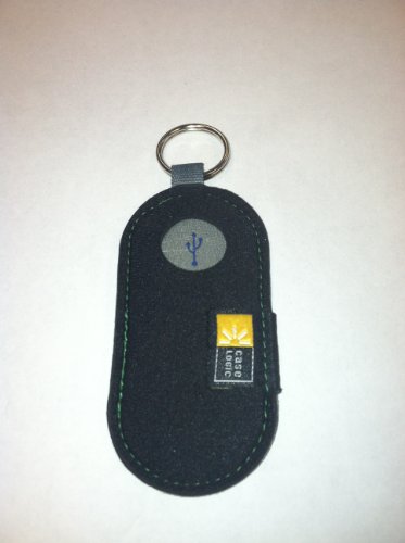 0085854212366 - CASE LOGIC USB FLASH DRIVE CASE 2PK (BLACK/GREEN) USB-202
