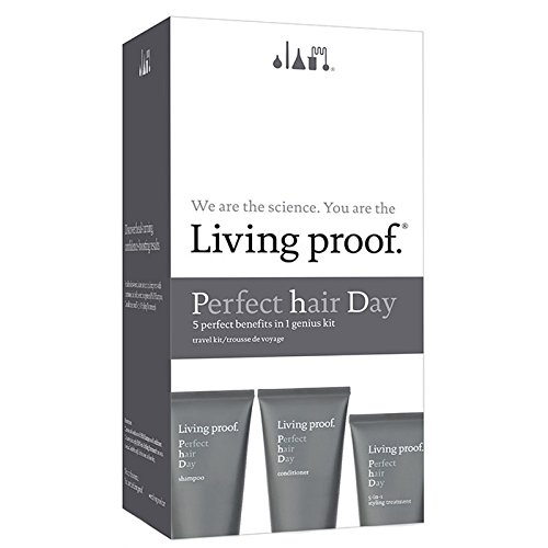 0858544005551 - LIVING PROOF PERFECT HAIR DAY (PHD) TRAVEL KIT : SHAMPOO 2 OZ + CONDITIONER 2 OZ + 5-IN-1 STYLING TREATMENT 2 OZ 3PCS