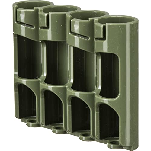 0858688002058 - STORACELL POWERPAX AA BATTERY CADDY, MILITARY GREEN, 4-PACK