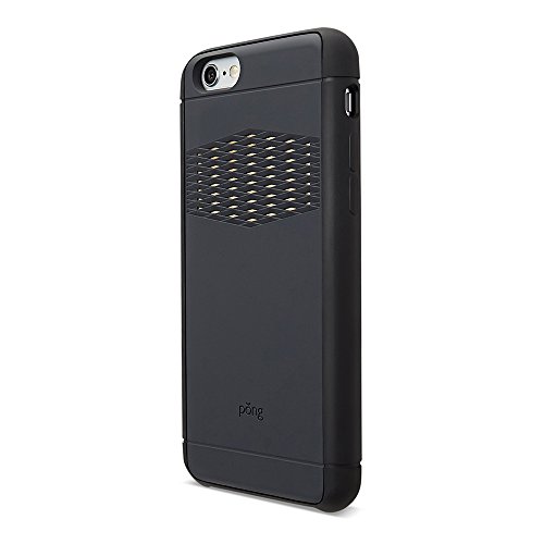 0858742005032 - PONG RUGGED IPHONE 6/6S CASE - WITH BUILT IN ANTENNA TECHNOLOGY- BLACK