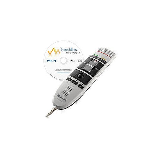 0858783501548 - PHILIPS SPEECHMIKE III CLASSIC (SLIDE SWITCH OPERATION) USB PROFESSIONAL PC-DICTATION MICROPHONE WITH SPEECHEXEC PRO DICTATE