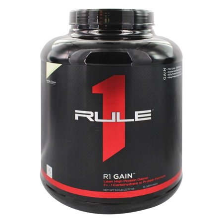 0858925004326 - RULE 1 WHEY PROTEIN ISOLATE GAINER - R1 GAIN (VANILLA CREME, 16 SERVINGS)