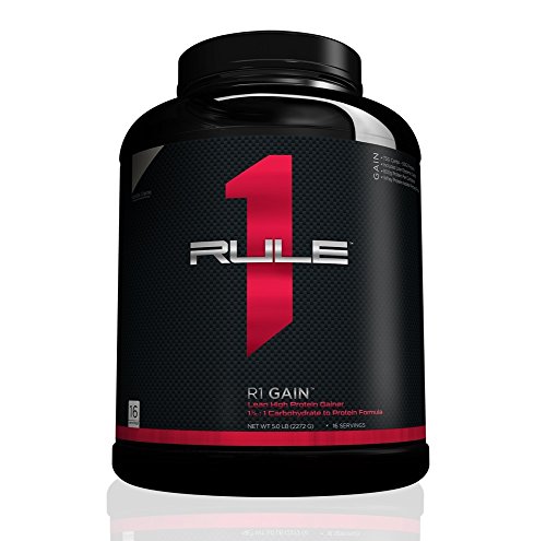 0858925004333 - RULE 1 WHEY PROTEIN ISOLATE GAINER - R1 GAIN (STRAWBERRIES & CREME, 16 SERVINGS)