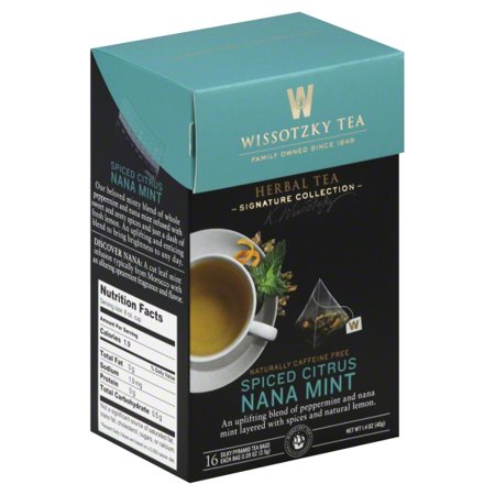 0859013004075 - WISSOTZKY TEA SPICED CITRUS TEA, NANA MINT, 1.41 OUNCE