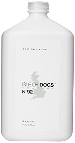 0859057001030 - ISLE OF DOGS COATURE NO. 92 EFA COAT SUPPLEMENT FOR DOGS WITH DULL OR FLAKY COATS, 1 LITER