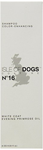 0859057001351 - ISLE OF DOGS COATURE NO.16 WHITE COAT EVENING PRIMROSE OIL DOG SHAMPOO 8.4 OZ.