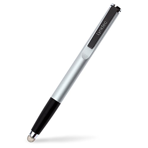 0859114003465 - TRUGLIDE PRO UNIVERSAL STYLUS MESH FIBER FINE POINT STYLUS PEN FOR ALL CAPACITIVE TOUCHSCREEN SMARTPHONES AND TABLETS (SILVER WITH REPLACEABLE BLACK MICROFIBER TIP)