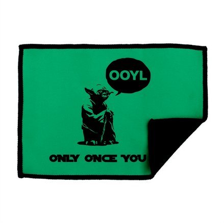 0859114003519 - MICROFIBER CLEANING CLOTH FOR IPAD STAR WARS YODA SMARTIE