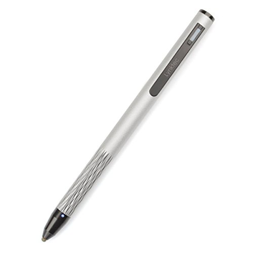 0859114003816 - LYNKTEC APEX FUSION FINE POINT ACTIVE STYLUS PEN WITH TRUGLIDE FIBER TIP TECHNOLOGY, SILVER (LTTG-0016ASI)