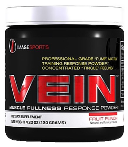0859123003869 - IMAGE SPORTS VEIN MUSCLE RESPONSE PRE-WORKOUT POWDER, FRUIT PUNCH, 4.23-OUNCE