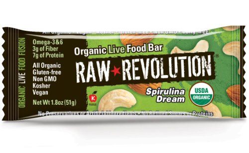 8592720379891 - RAW REVOLUTION ORGANIC LIVE FOOD BAR - SPIRULINA DREAM, 1.8-OUNCE BARS (PACK OF 12)