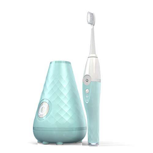0859332005807 - TAO CLEAN SONIC TOOTHBRUSH AND CLEANING STATION – ROBINS EGG BLUE – ELECTRIC TOOTHBRUSH WITH PATENTED DOCKING TECHNOLOGY, ERGONOMIC HANDLE, DUAL SPEED SETTINGS