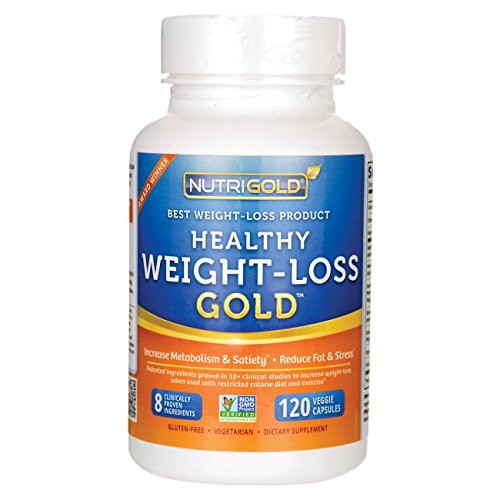 0859447002579 - NUTRIGOLD HEALTHY WEIGHT-LOSS GOLD, 120 VEGETARIAN CAPSULES