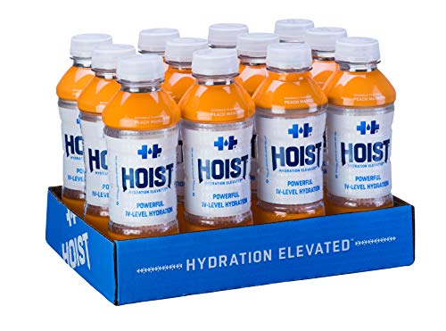 0859520002441 - HOIST PEACH MANGO ISOTONIC ELECTROLYTE DRINK, POWERFUL IV-LEVEL HYDRATION, PREVENTS DEHYDRATION - 12 PACK, PEACH MANGO, 16 FL OUNCE (PACK OF 12)