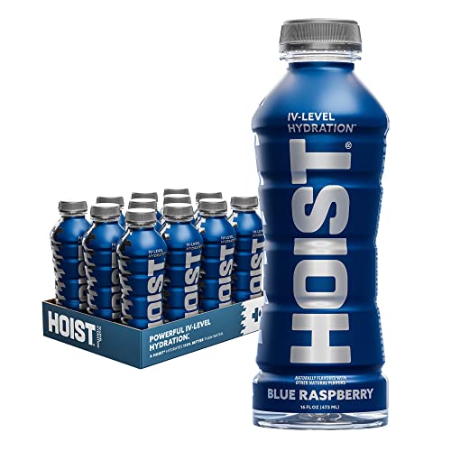 0859520002663 - HOIST PREMIUM HYDRATION ELECTROLYTE DRINK, POWERFUL IV-LEVEL HYDRATION, BLUE RASPBERRY, 16 FL OZ (PACK OF 12)