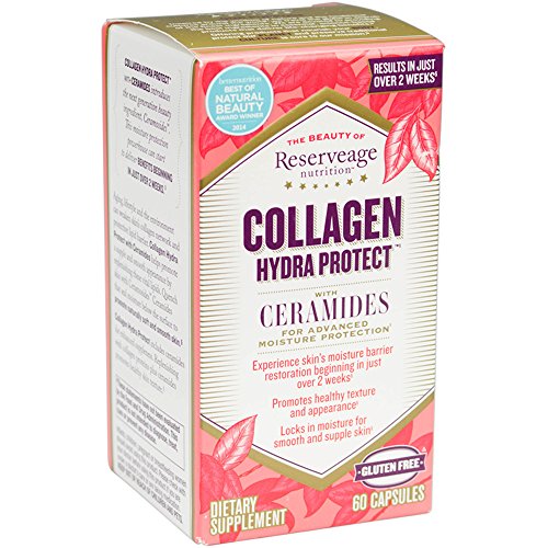0859569002280 - RESERVEAGE NUTRITION - COLLAGEN BOOSTER HYDRA PROTECT 500MG WITH CERAMIDES, ADVANCED MOISTURE PROTECTION, 60 VEG CAPSULES
