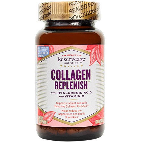 0859569002952 - RESERVEAGE NUTRITION - COLLAGEN REPLENISH CAPS WITH HYALURONIC ACID, SUPPORTS RADIANT SKIN, 120 VEG CAPSULES