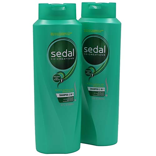 0859581006143 - SEDAL CO-CREATIONS DEFINED CURLS 2-IN-1 SHAMPOO AND CONDITIONER, DUAL ACTION MOISTURIZING 2 IN 1 SHAMPOO AND CONDITIONER, 2-PACK OF 11.80 FL OZ BOTTLES