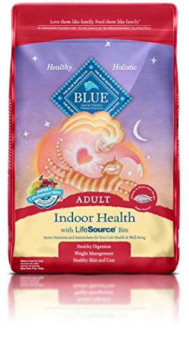 0859610000265 - BLUE BUFFALO INDOOR HEALTH SALMON & RICE ADULT DRY CAT FOOD, 15 LBS. ()